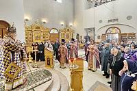 Архиерейское богослужение в Александро-Невском храме Балашихи