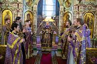 Архиерейское богослужение в Троицком соборе г. Щёлково