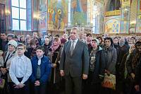 Архиерейское богослужение в Троицком соборе г. Щёлково