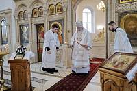 Архиерейское богослужение в Троицком храме г. Электроугли