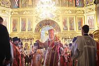 Архиерейское богослужение в Успенском храме села Богослово