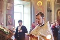 Архиерейское богослужение в Успенском храме села Богослово
