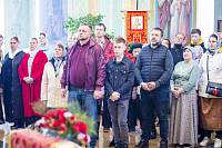 Архиерейское богослужение в Троицком храме села Шарапово