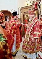 Престольный праздник в Георгиевском храме деревни Аксиньино 