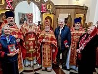 Престольный праздник в Георгиевском храме деревни Аксиньино 