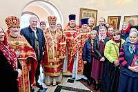 Престольный праздник в Георгиевском храме деревни Аксиньино 