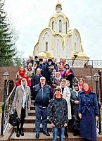 Престольный праздник в Георгиевском храме деревни Аксиньино 