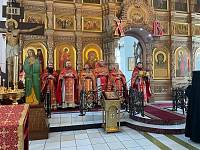 Соборное богослужение в Никитском храме деревни Бывалино