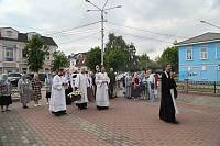 Возложение цветов к памятнику Святейшему Патриарху Пимену в Ногинске