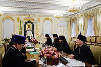 Заседание Архиерейского совета Московской митрополии 