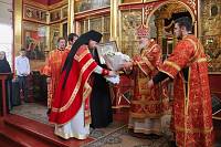 День памяти священномученика Михаила Маркова в Христорождественском храме деревни Рудне-Никитское 