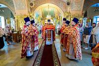 Архиерейское богослужение в Покровском храме г. Щёлково 