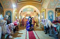 Архиерейское богослужение в Покровском храме г. Щёлково 