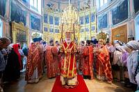 Архиерейское богослужение в Покровском храме г. Щёлково 