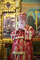 Архиерейское богослужение в Покровском храме г. Щёлково 