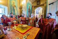 Архиерейское богослужение в Покровском храме г. Щёлково 