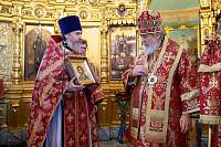 Архиерейское богослужение в Покровском храме г. Щёлково 