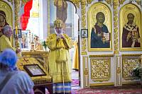 Архиерейское богослужение в Никольском храме села Середниково 