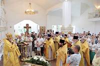 Престольный праздник в храме Всех святых, в земле Российской просиявших, городского округа Электрогорск 