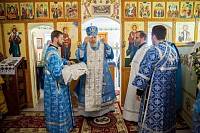 Престольный праздник в Боголюбском храме деревни Мишнево 