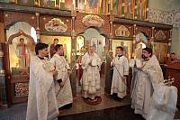 Архиерейское богослужение в Никольском храме Балашихи 