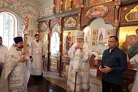 Архиерейское богослужение в Никольском храме Балашихи 