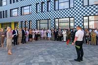 Митинг на территории средней школы № 16 г. Орехово-Зуево