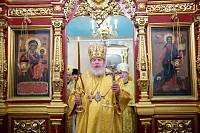Архиерейское богослужение в Никольском храме г. Щёлково 