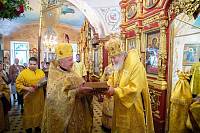 Архиерейское богослужение в Никольском храме г. Щёлково 