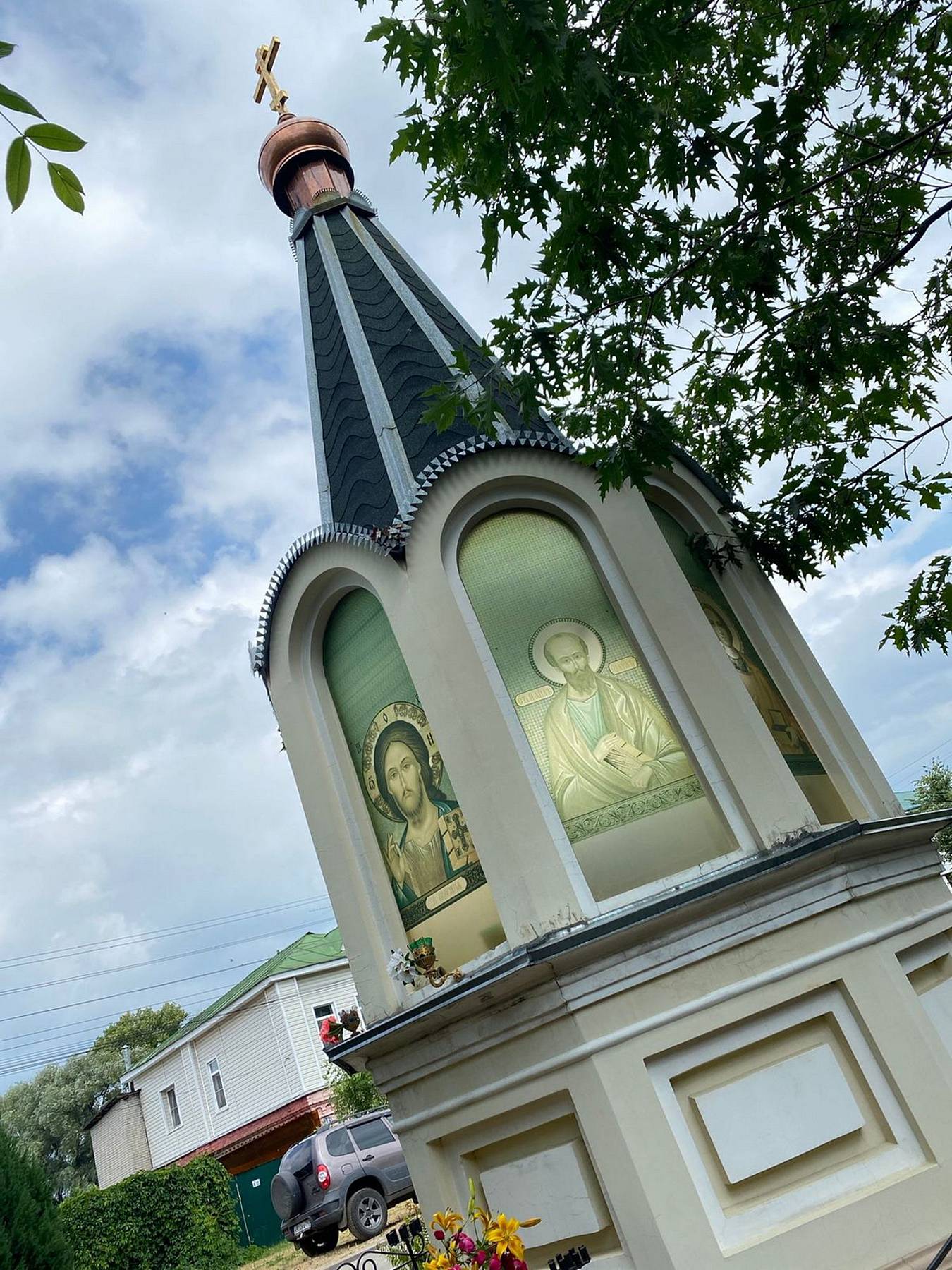 Молебен у Петропавловской часовни в Павловском Посаде