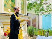 Молебен у Петропавловской часовни в Павловском Посаде