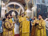 Архиерейское богослужение в Христорождественском храме села Заозерье 