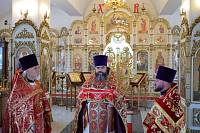 Архиерейское богослужение в Никитском храме деревни Дровосеки 
