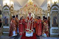 Архиерейское богослужение в Никитском храме деревни Дровосеки 