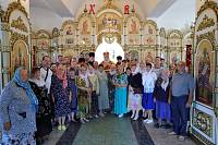 Архиерейское богослужение в Никитском храме деревни Дровосеки 