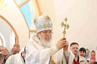 Великое освящение Казанского храма в деревне Исаково 