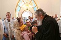 Великое освящение Казанского храма в деревне Исаково 