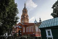 Архиерейское богослужение в Никольском храме села Ново-Загарье