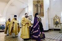 Архиерейское богослужение в Никольском храме села Ново-Загарье