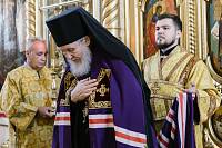 Архиерейское богослужение в Никольском храме села Ново-Загарье