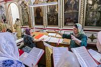 Архиерейское богослужение в Никольском храме села Ново-Загарье