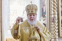 Архиерейское богослужение в Никольском храме села Ново-Загарье