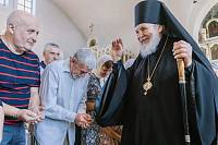 Архиерейское богослужение в Никольском храме села Ново-Загарье