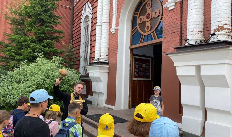 Начало Епархиального православного паломнического детского лагеря «Благовест»