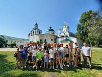 Завершение смены в Епархиальном православном паломническом детском лагере «Благовест»