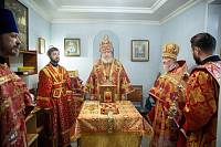 Архиерейское богослужение в храме иконы Божией Матери «Целительница» г. Щёлково 