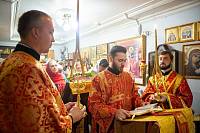 Архиерейское богослужение в храме иконы Божией Матери «Целительница» г. Щёлково 