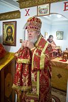 Архиерейское богослужение в храме иконы Божией Матери «Целительница» г. Щёлково 