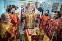 Архиерейское богослужение в храме иконы Божией Матери «Целительница» г. Щёлково 