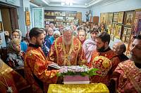 Архиерейское богослужение в храме иконы Божией Матери «Целительница» г. Щёлково 